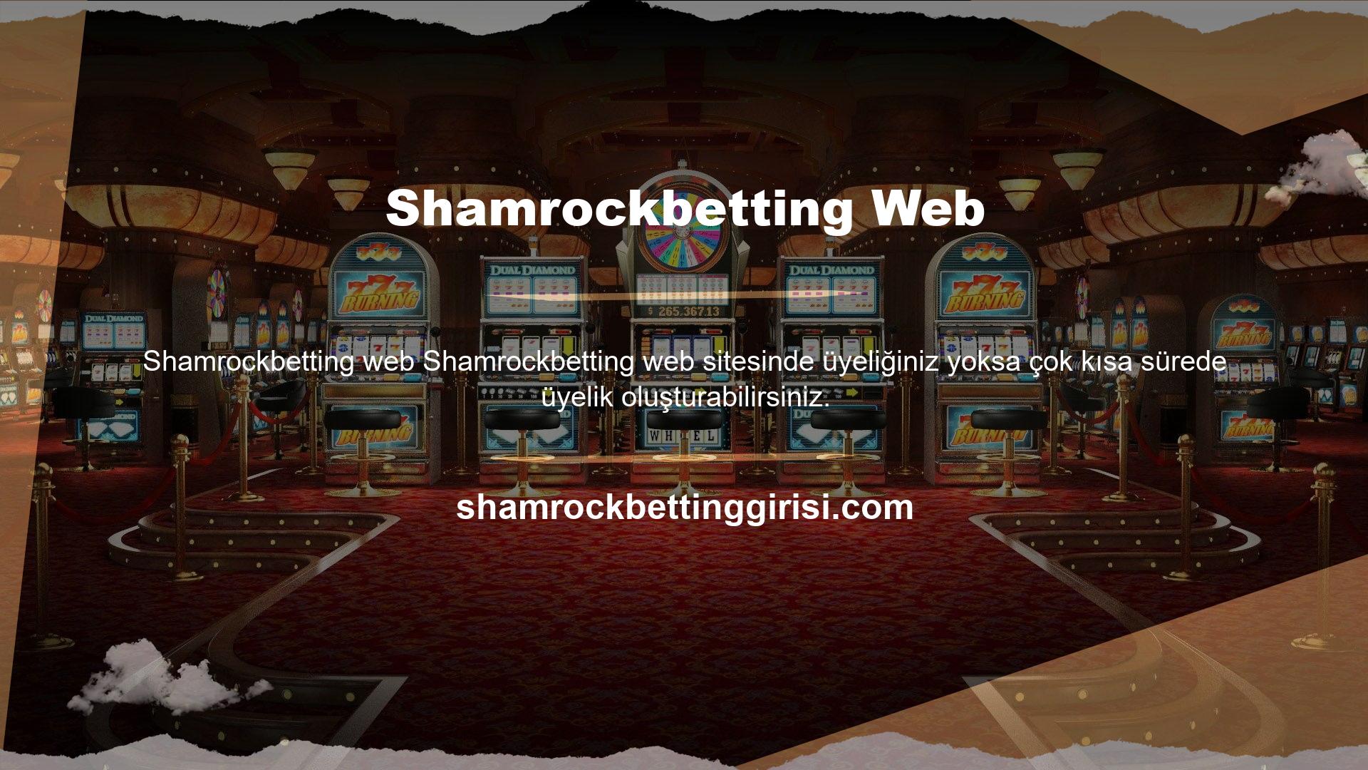 Bu etkinliklerde yer almak için lütfen Shamrockbetting güncel adresindeki web sitesini ziyaret edin ve sağ üst köşedeki "Abone Ol" düğmesine tıklayın