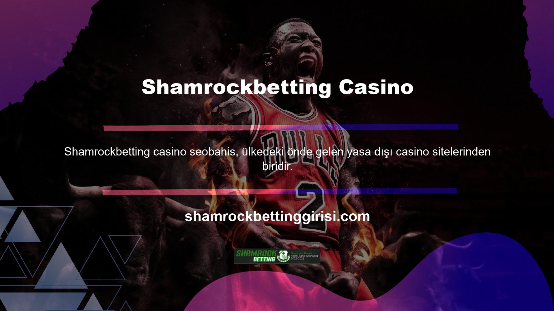 Shamrockbetting, ülkemizdeki tüm slot makineleri için oyuncuların güvendiği sitelerden biridir